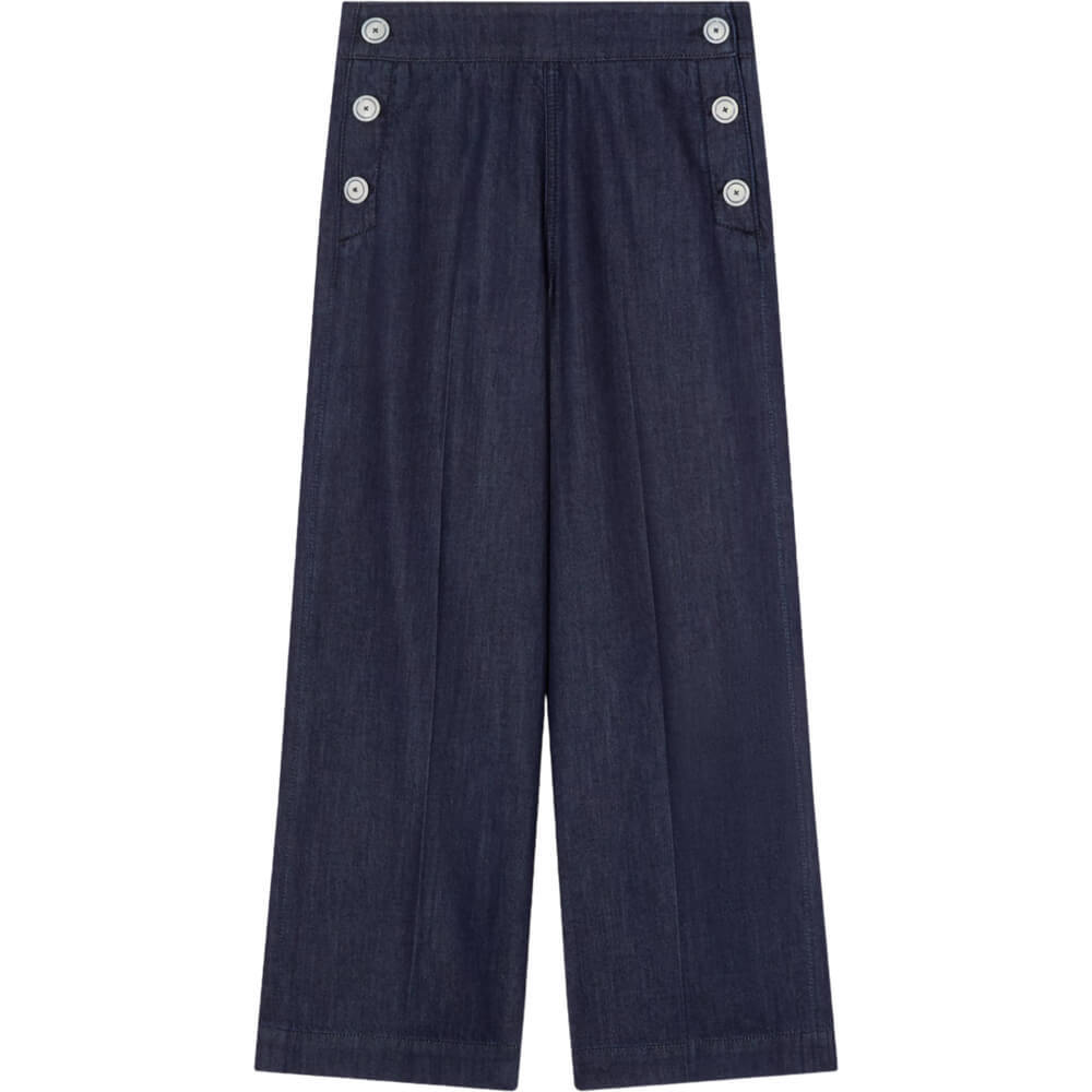 LK Bennett Nur Sailor Front Crop Trousers